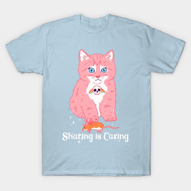 Sharing is Caring T-Shirt by Hillary White Rabbit